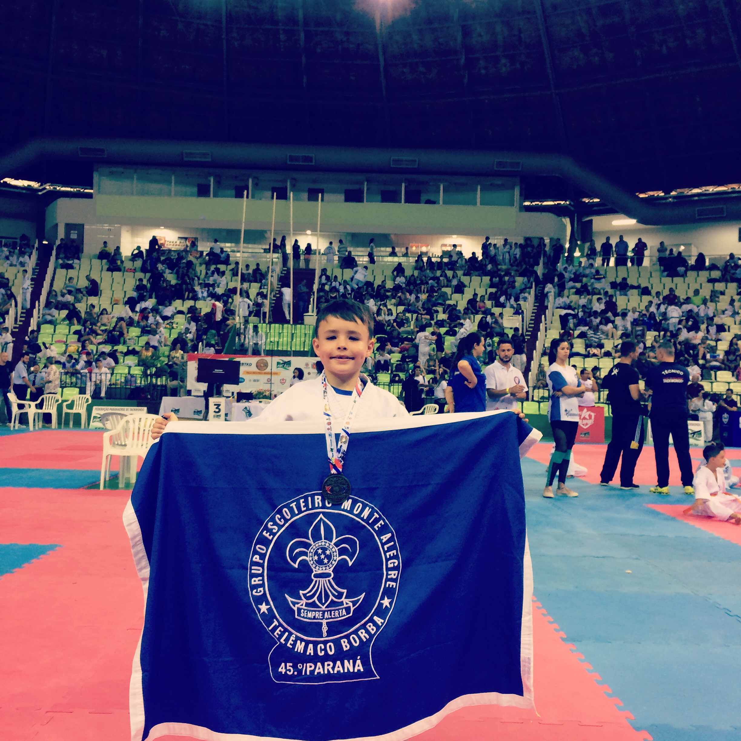 Lobinho conquista medalha no Brasil Open Taekwondo 2019